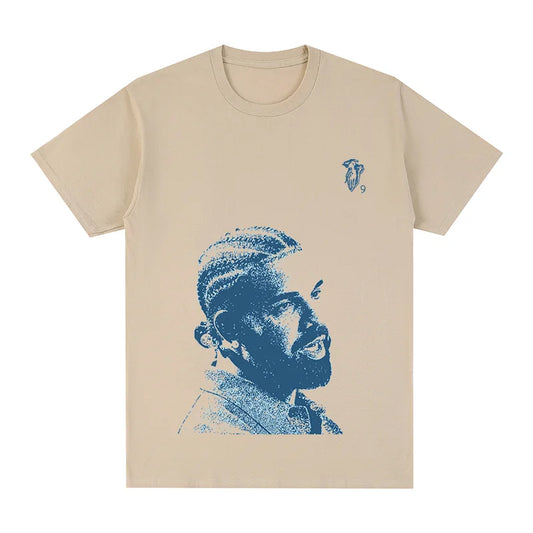 Drake Vintage T-shirt Hip Hop Rap Music Cotton Men