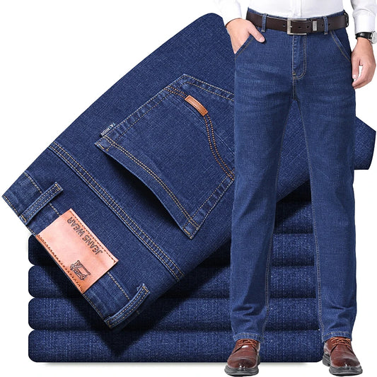 Autumn and Winter Stretch Men's Jeans